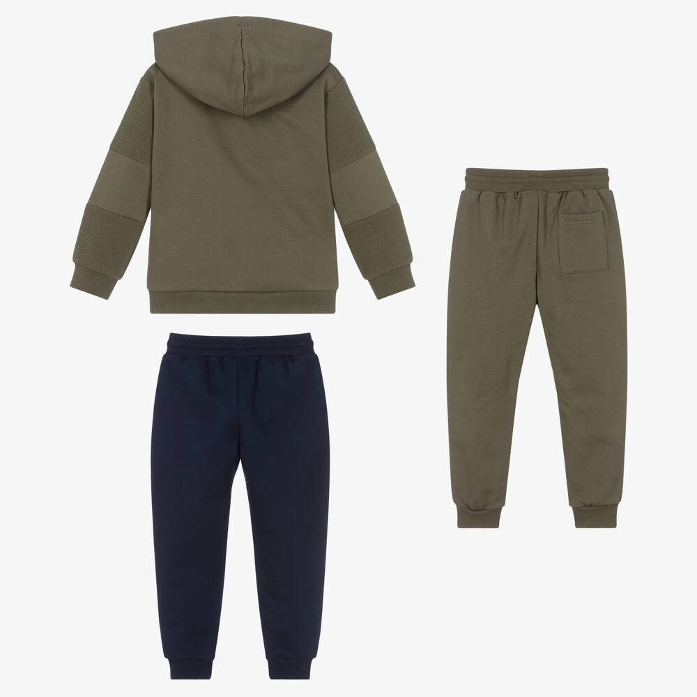 Khaki boys tracksuit hot sale