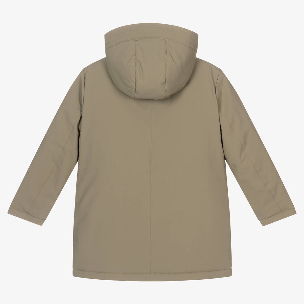 Mayoral Nukutavake-معطف هودي لون أخضر كاكي للأولاد | Childrensalon Outlet