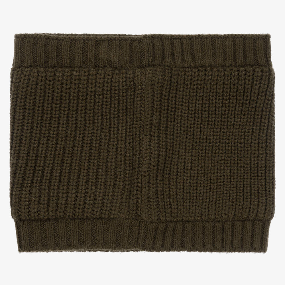 Mayoral-Зеленый вязаный снуд для мальчиков | Childrensalon Outlet