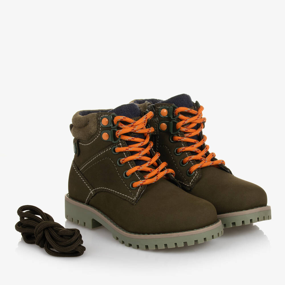 Boys green sales timberland boots