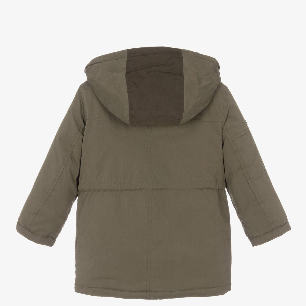 مايورال-Boys Khaki Green Parka | Childrensalon Outlet