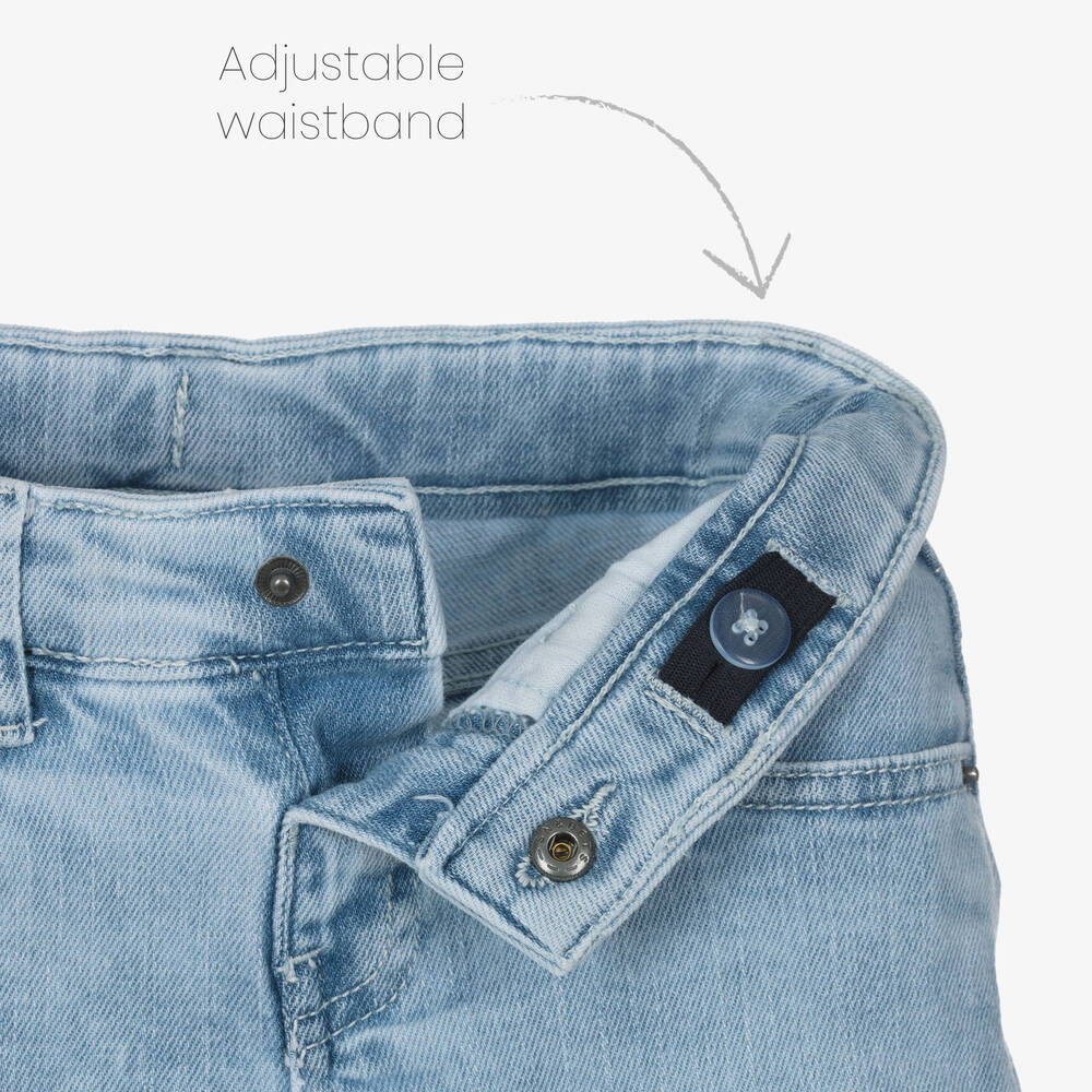 Mayoral - Boys Light Blue Denim Shorts | Childrensalon Outlet Mayoral - Boys Light Blue Denim Shorts | Childrensalon Outlet