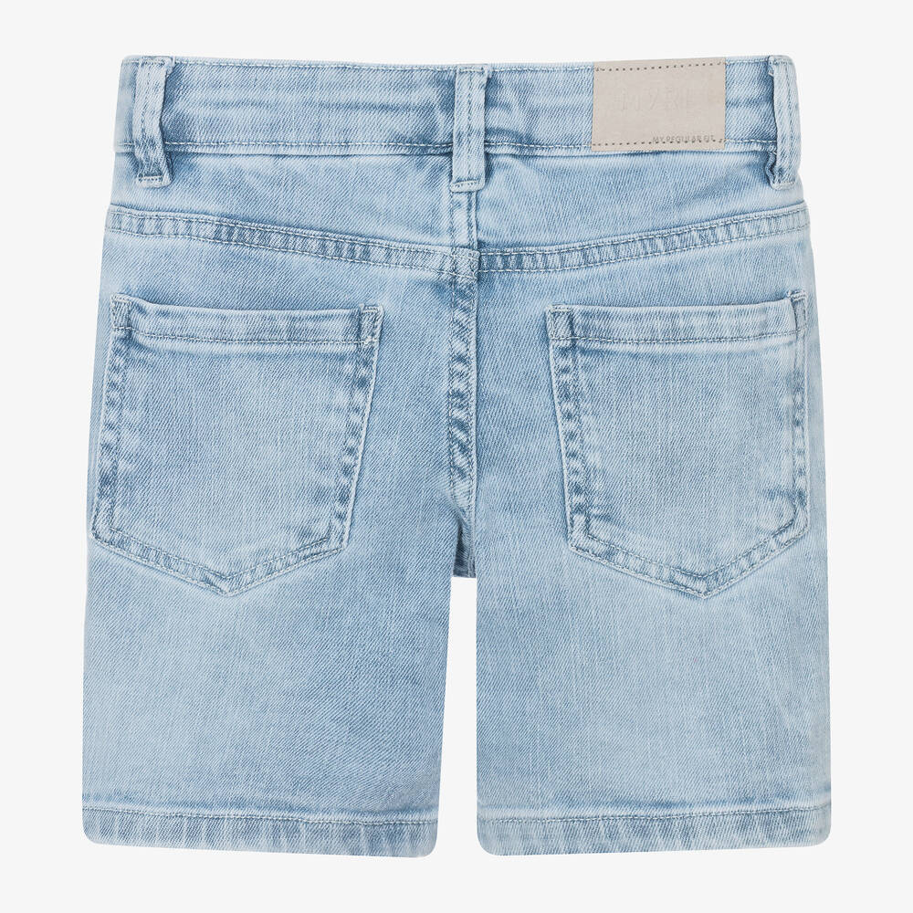 Mayoral-Boys Light Blue Denim Shorts | Childrensalon Outlet