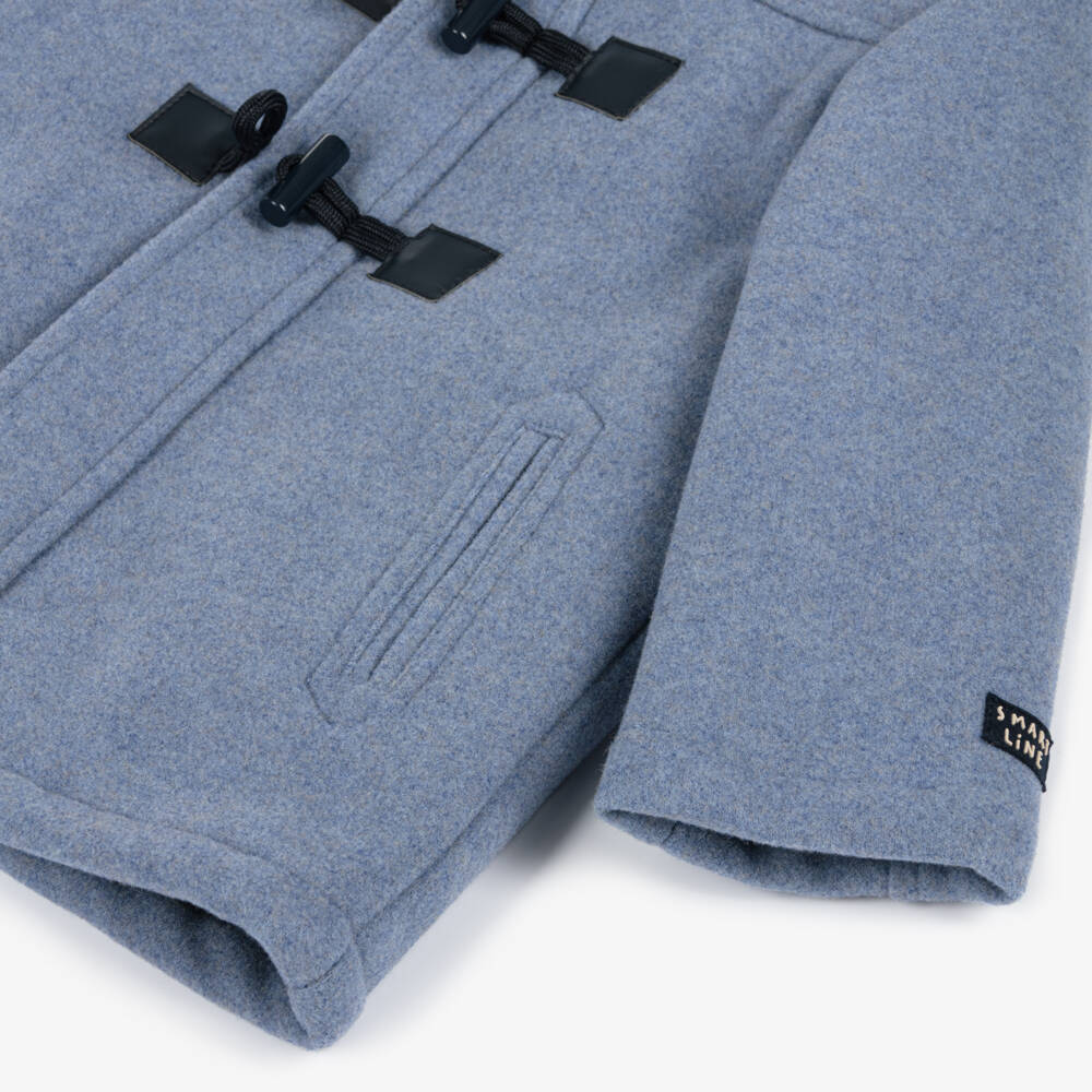 Mayoral-Boys Light Blue Duffle Jacket | Childrensalon Outlet