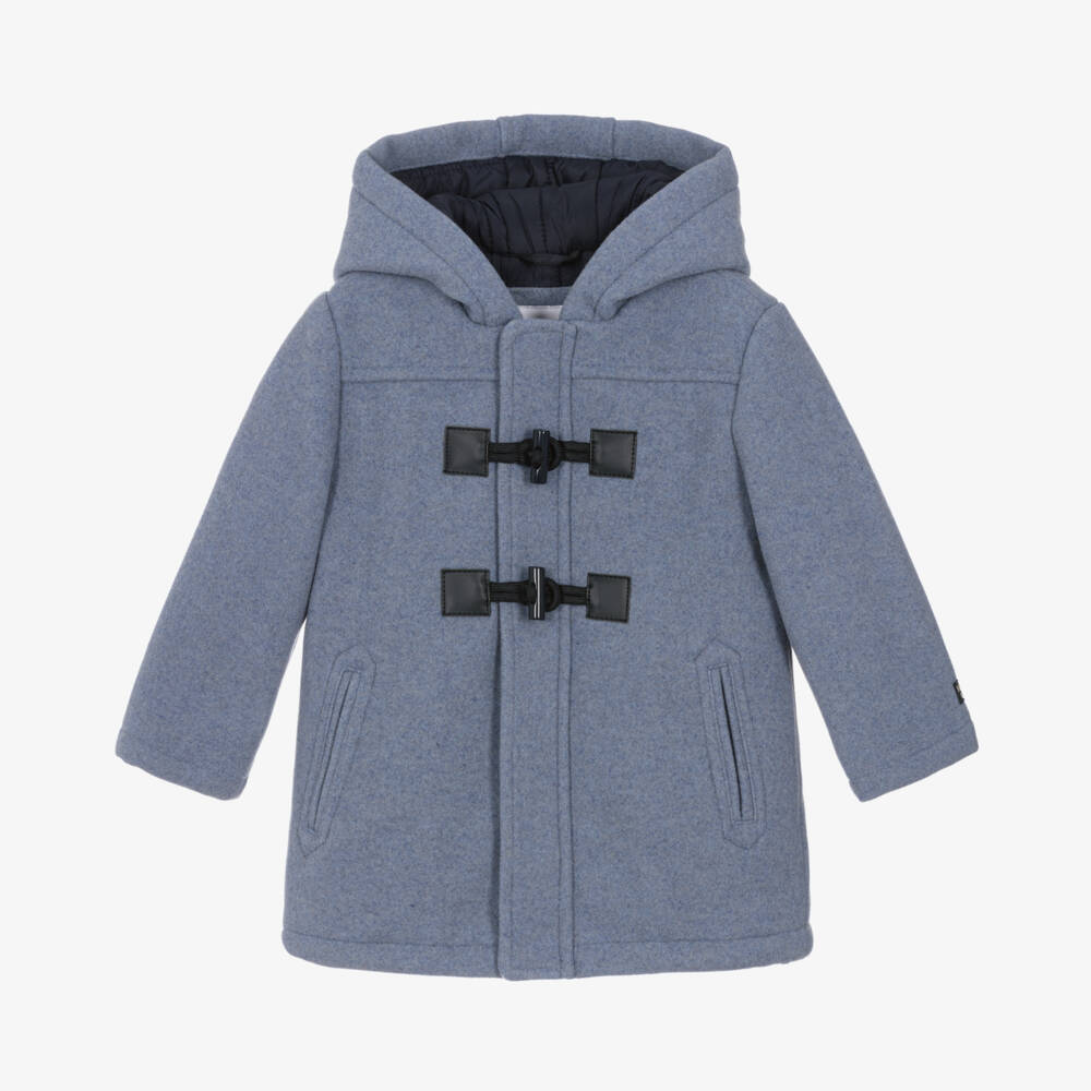 Mayoral-Boys Light Blue Duffle Jacket | Childrensalon Outlet
