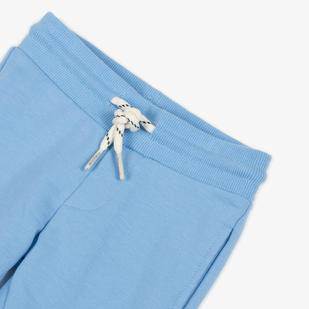 Mayoral-Boys Light Blue Jersey Joggers | Childrensalon Outlet
