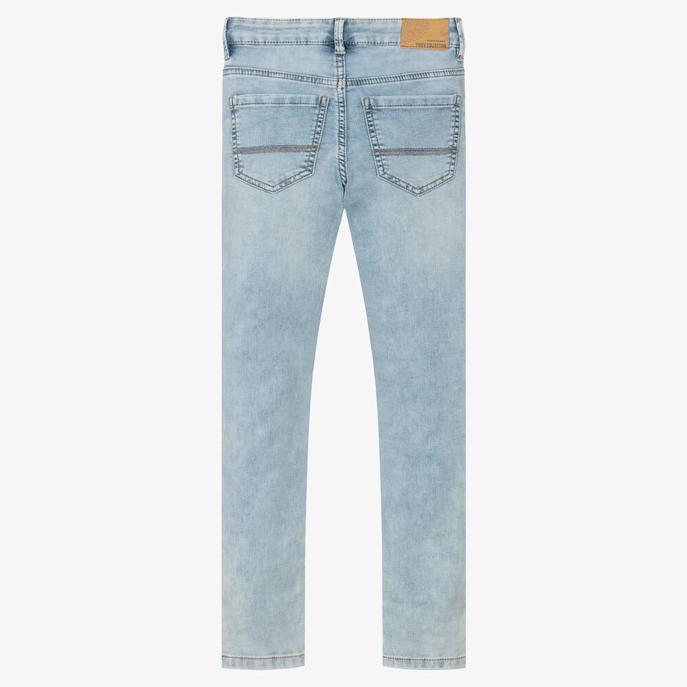 Mayoral Nukutavake-جينز سليم-فيت قطن مستدام دنيم لون أزرق للأولاد | Childrensalon Outlet