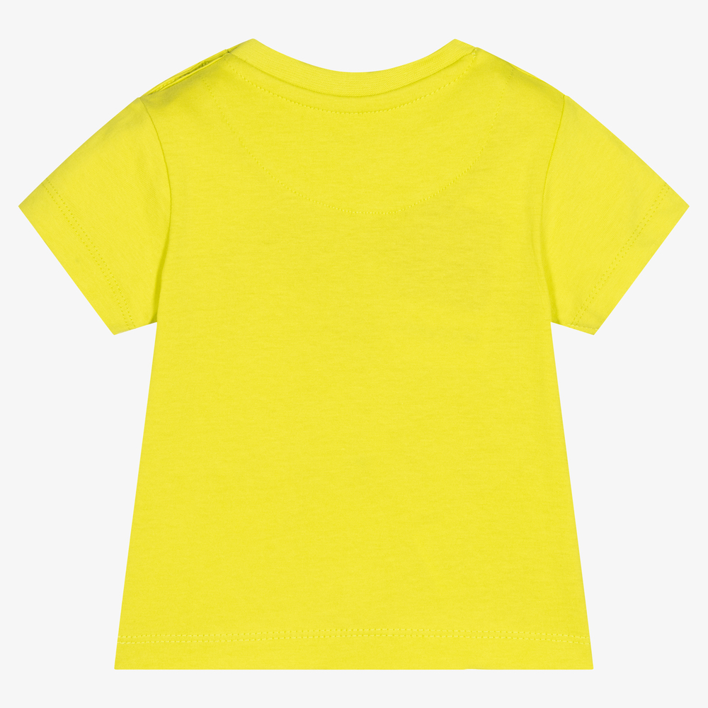 Mayoral-Хлопковая футболка цвета лайма для мальчиков | Childrensalon Outlet