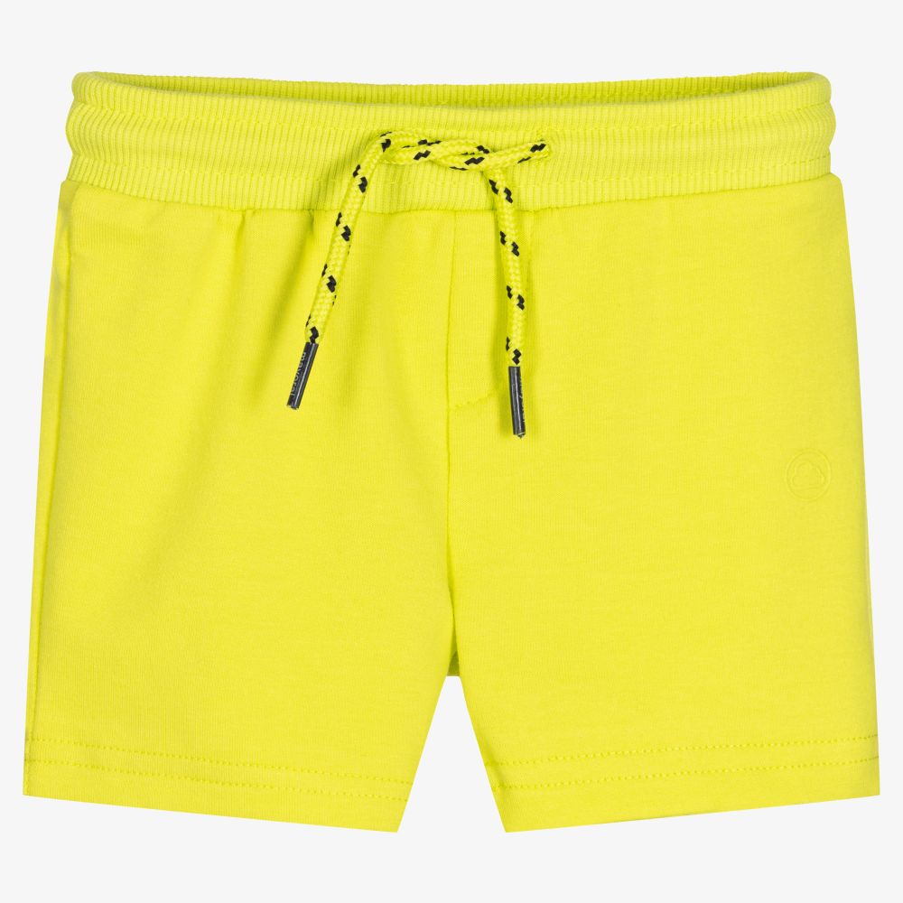 Mayoral - Boys Lime Green Jersey Shorts | Childrensalon