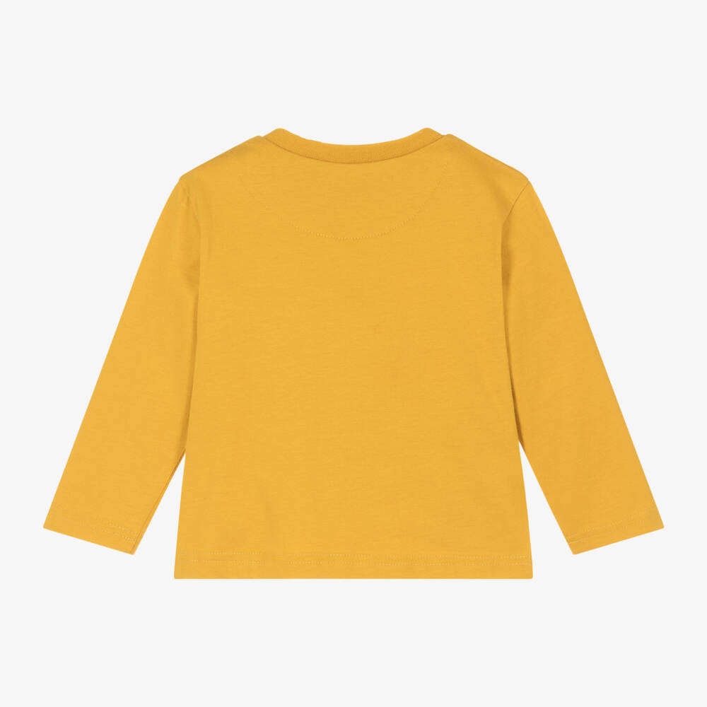 Mayoral-Boys Mustard Robot Long Sleeve | Childrensalon Outlet