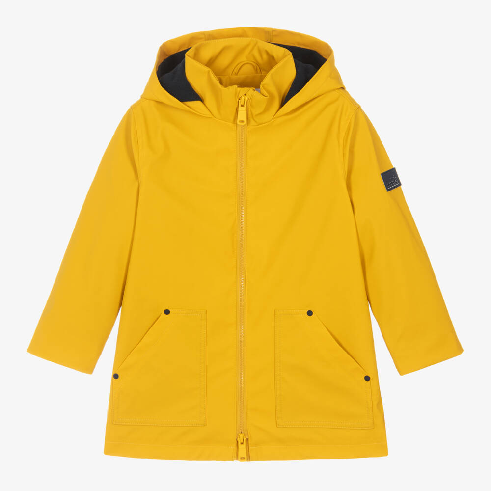 Mayoral-Boys Mustard Waterproof Jacket | Childrensalon Outlet