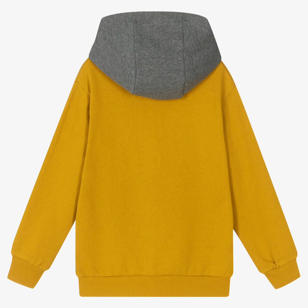 Mayoral Boys Mustard Yellow Hoodie Childrensalon Outlet