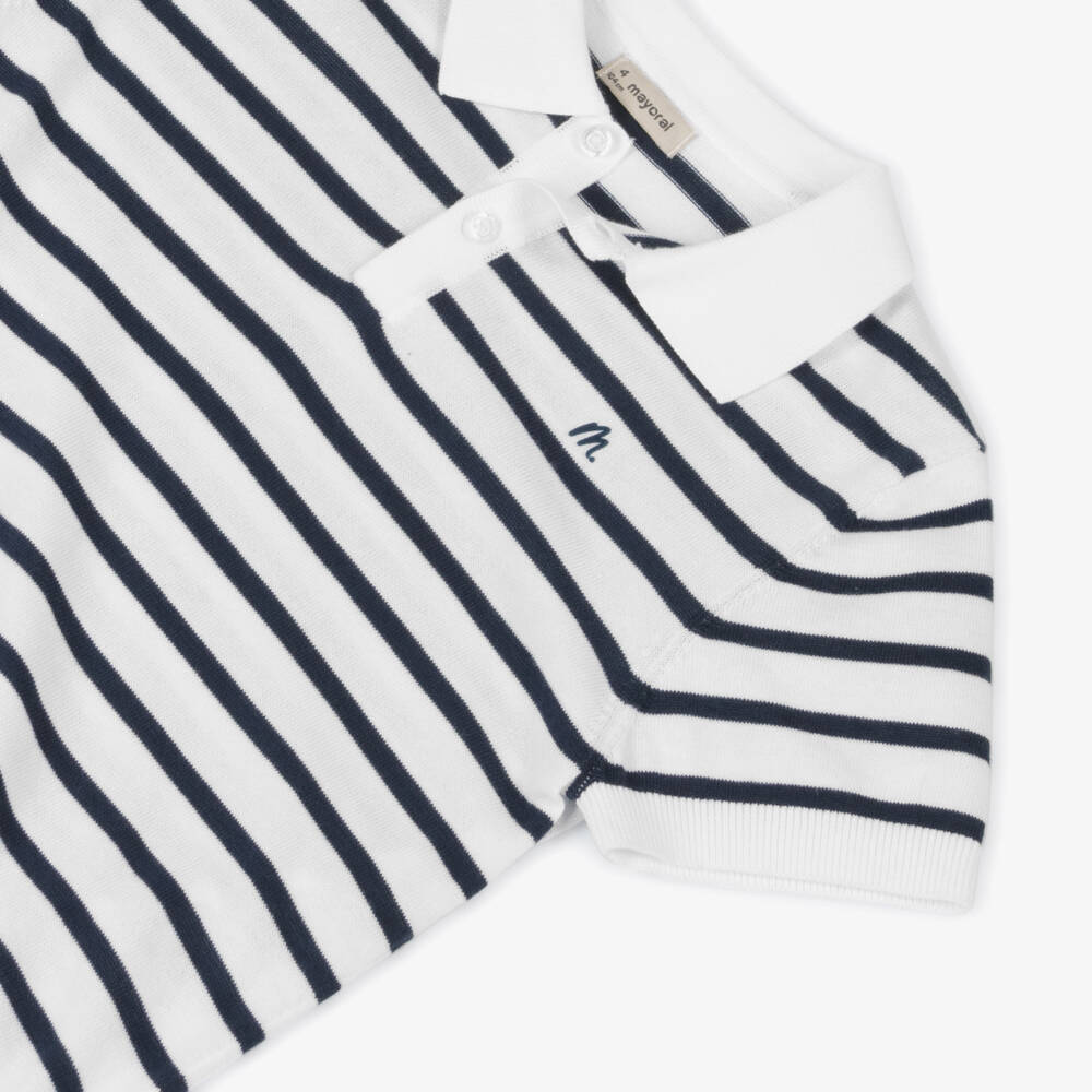 Mayoral-Рубашка поло в морскую полоску для мальчиков | Childrensalon Outlet