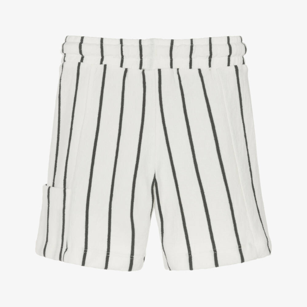 Mayoral-Морской комплект с полосатыми шортами для мальчиков | Childrensalon Outlet