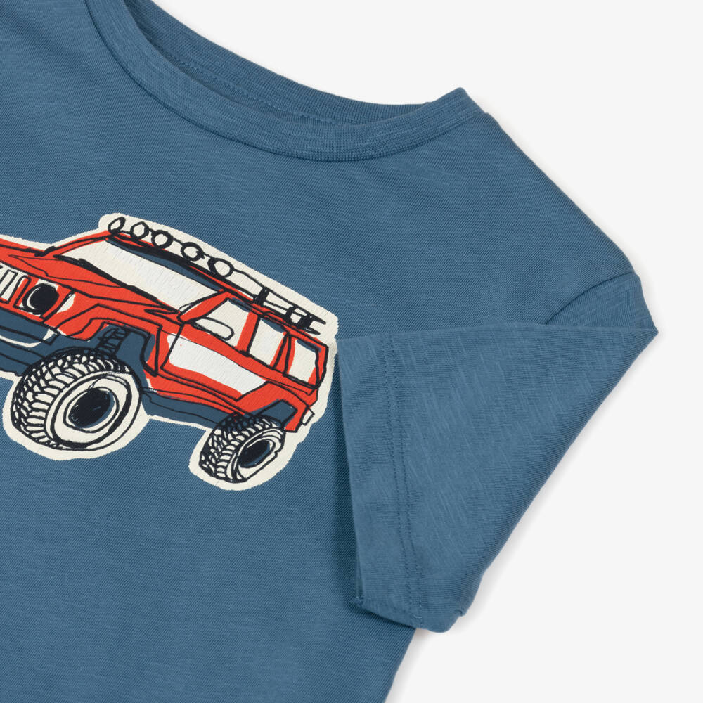 Mayoral-Футболка для мальчиков синий Adventure | Childrensalon Outlet