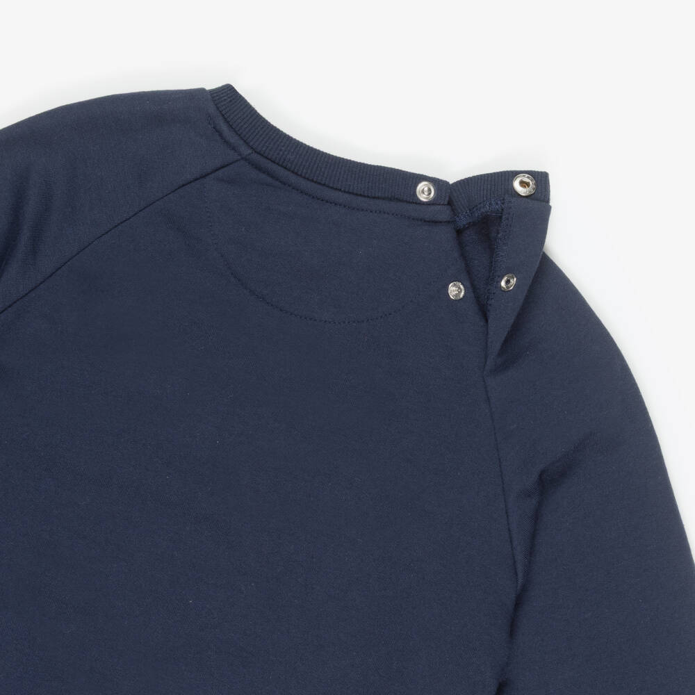 Mayoral-Boys Navy Blue & Beige Driving Dog Tracksuit Set | Childrensalon Outlet