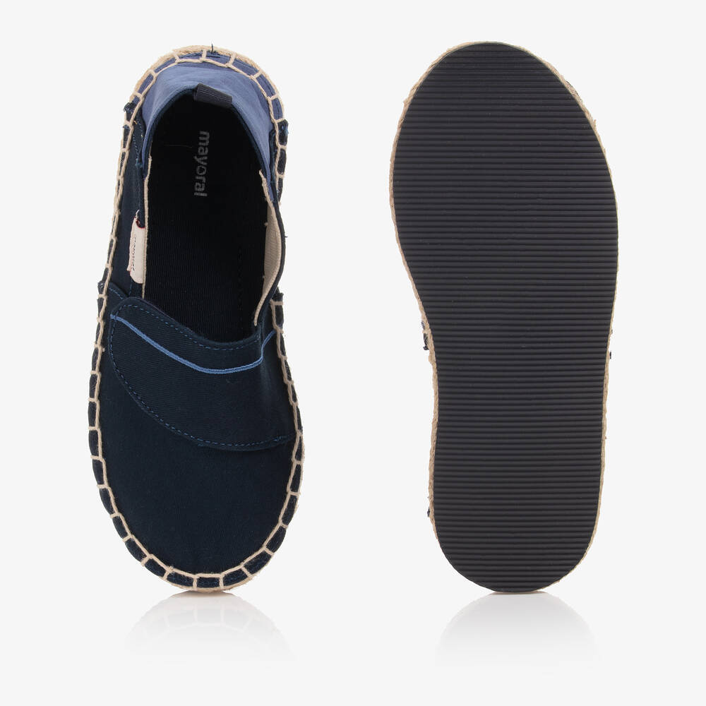 Mayoral Boys Navy Blue Canvas Espadrilles Childrensalon Outlet