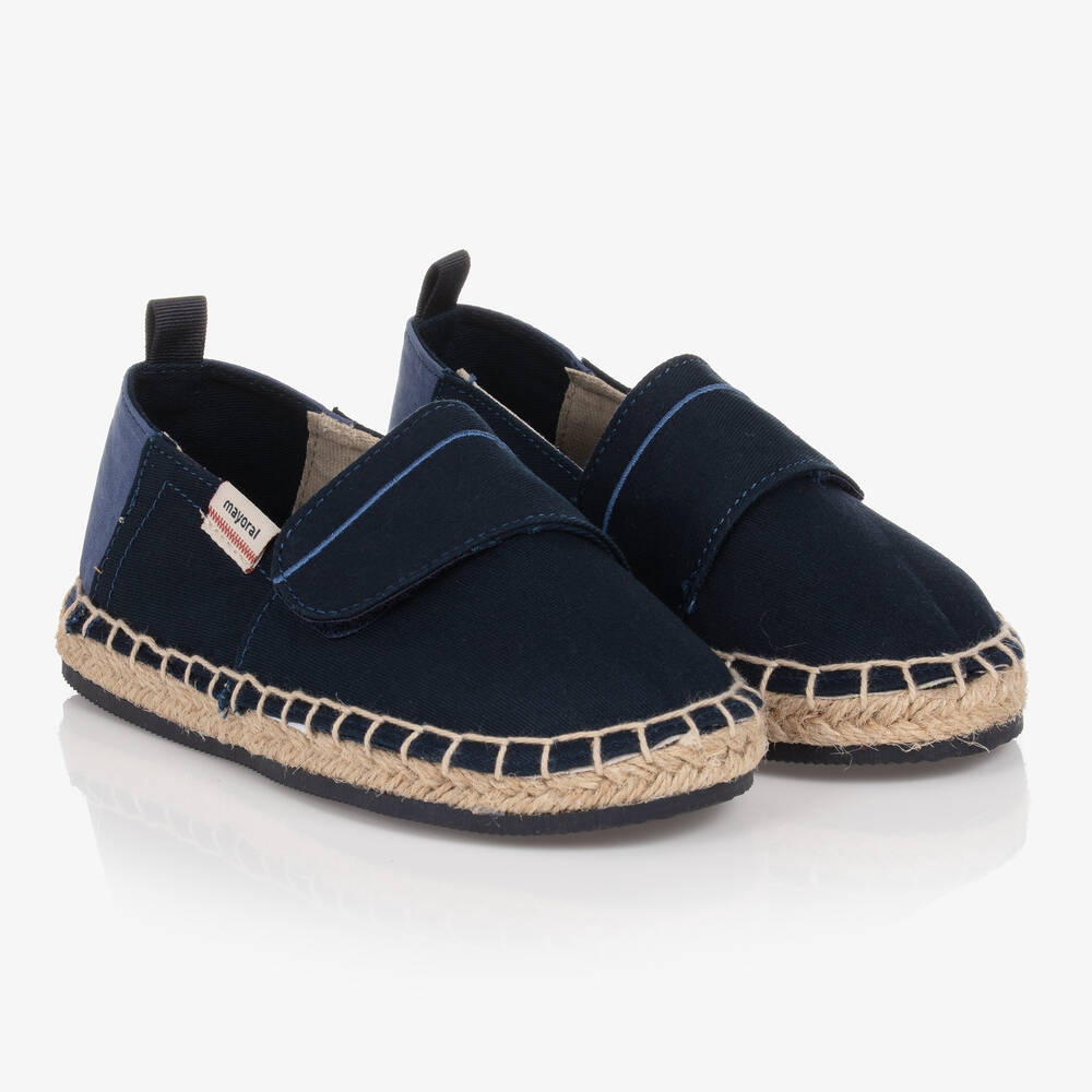 Mayoral - Espadrilles bleue marine garçon | Childrensalon