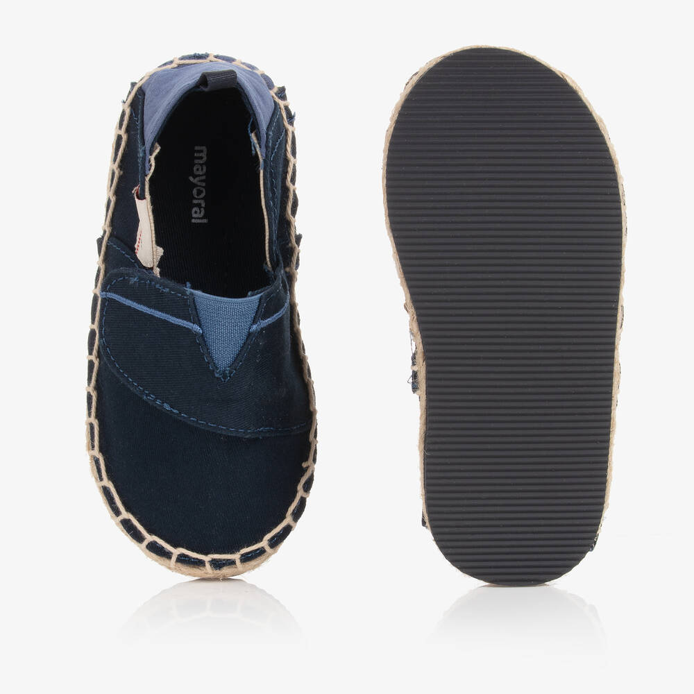 Mayoral Boys Navy Blue Canvas Espadrilles Childrensalon Outlet
