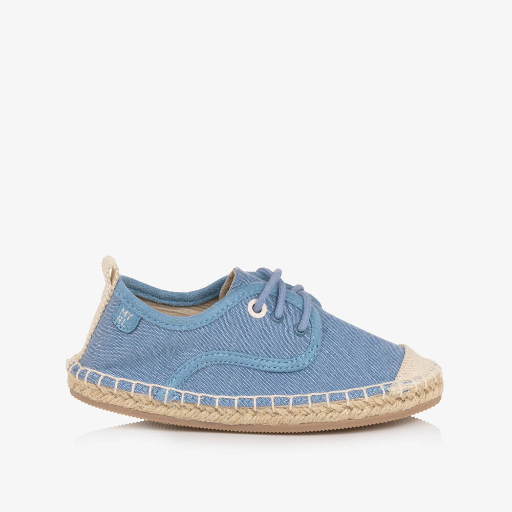 Mayoral-Boys Navy Blue Canvas Espadrilles | Childrensalon Outlet