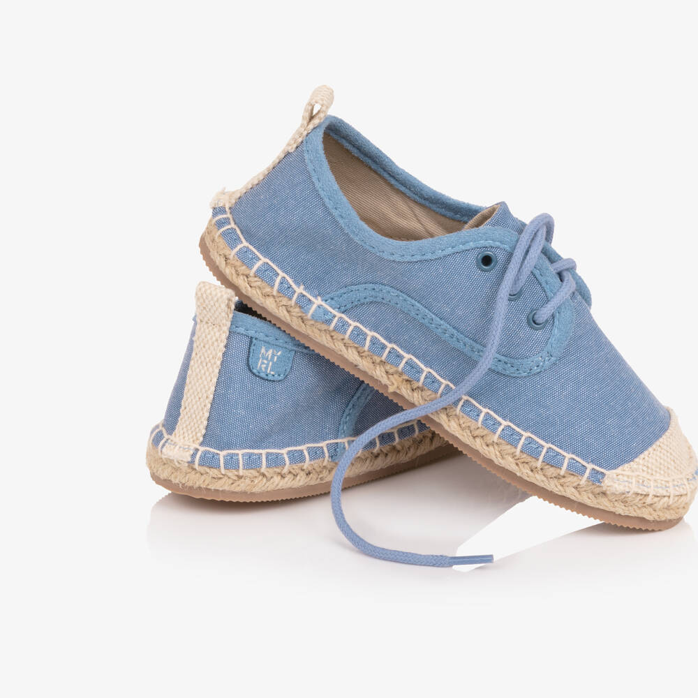 Mayoral-Boys Navy Blue Canvas Espadrilles | Childrensalon Outlet