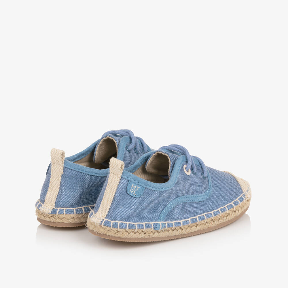 Mayoral-Boys Navy Blue Canvas Espadrilles | Childrensalon Outlet