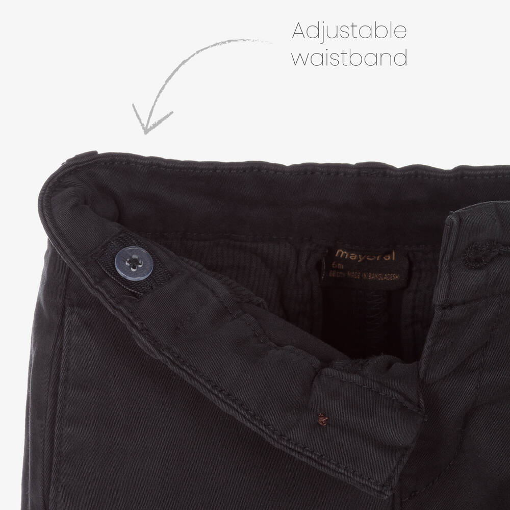 Mayoral-Синие хлопковые брюки чинос для мальчиков | Childrensalon Outlet