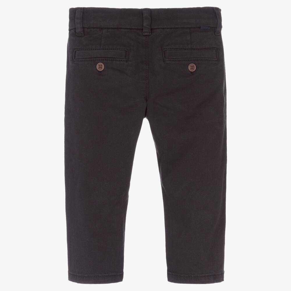 Mayoral-Синие хлопковые брюки чинос для мальчиков | Childrensalon Outlet