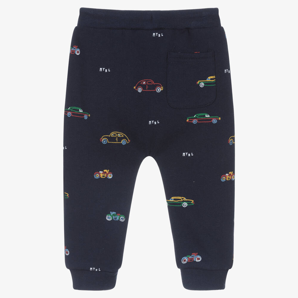 Mayoral-Синие хлопковые джоггеры для мальчиков | Childrensalon Outlet