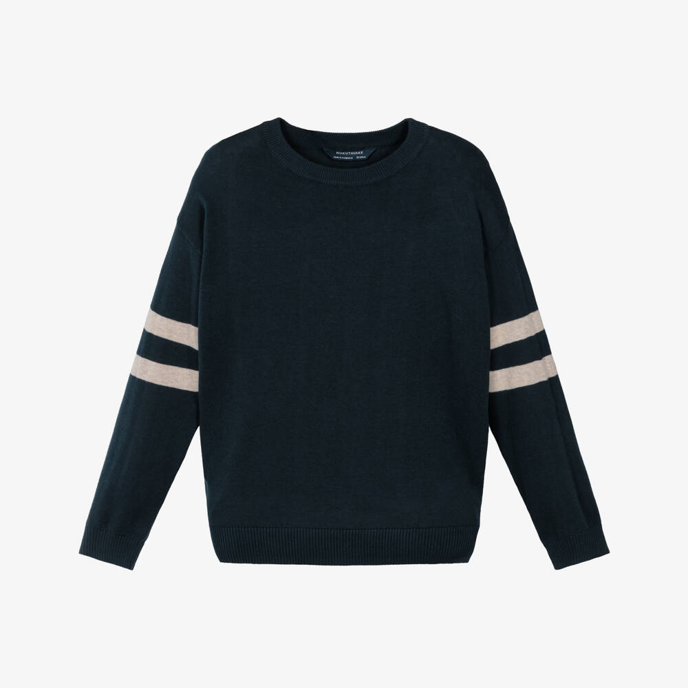 Mayoral Nukutavake-كنزة قطنية مخططة زرقاء للأولاد | Childrensalon Outlet