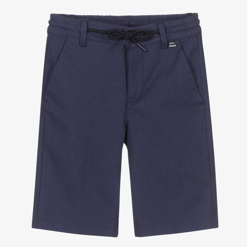 Mayoral Nukutavake - Navyblaue Baumwollshorts (J) | Childrensalon