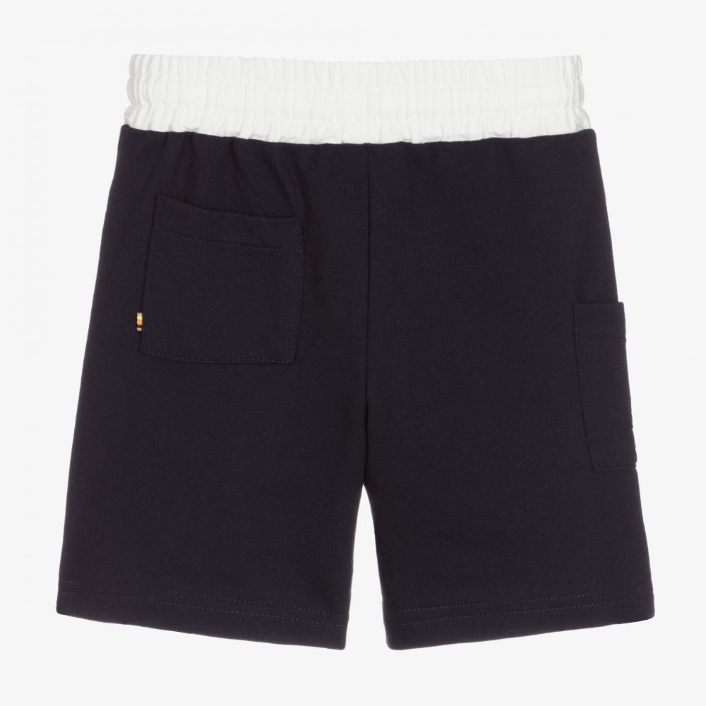 مايورال-شورت قطن جيرسي لون كحلي للأولاد | Childrensalon Outlet