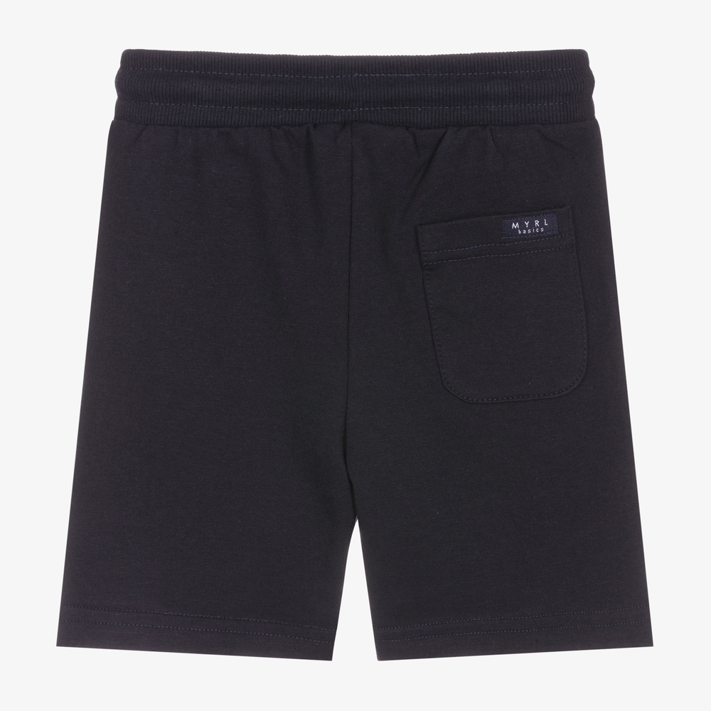 Mayoral Boys Navy Blue Cotton Shorts Childrensalon Outlet