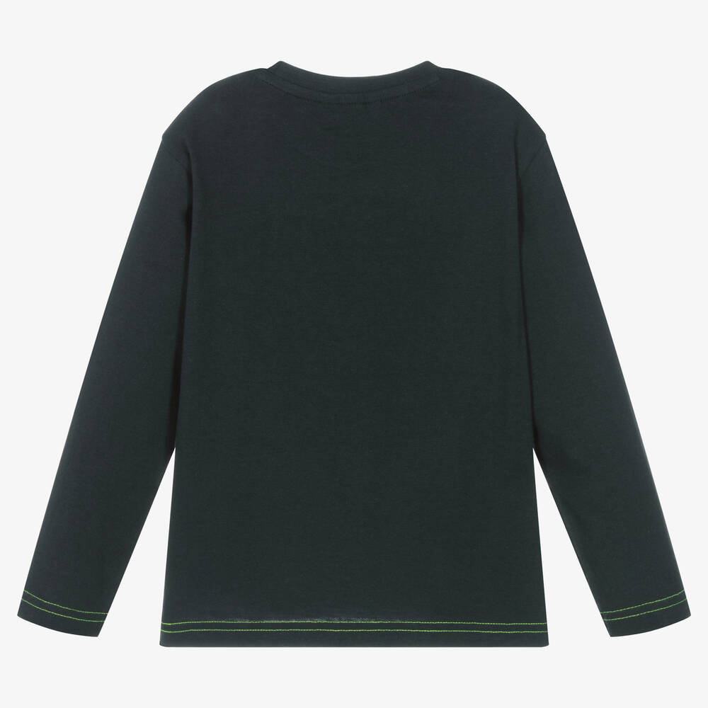 Mayoral-توب قطن جيرسي لون كحلي للأولاد | Childrensalon Outlet