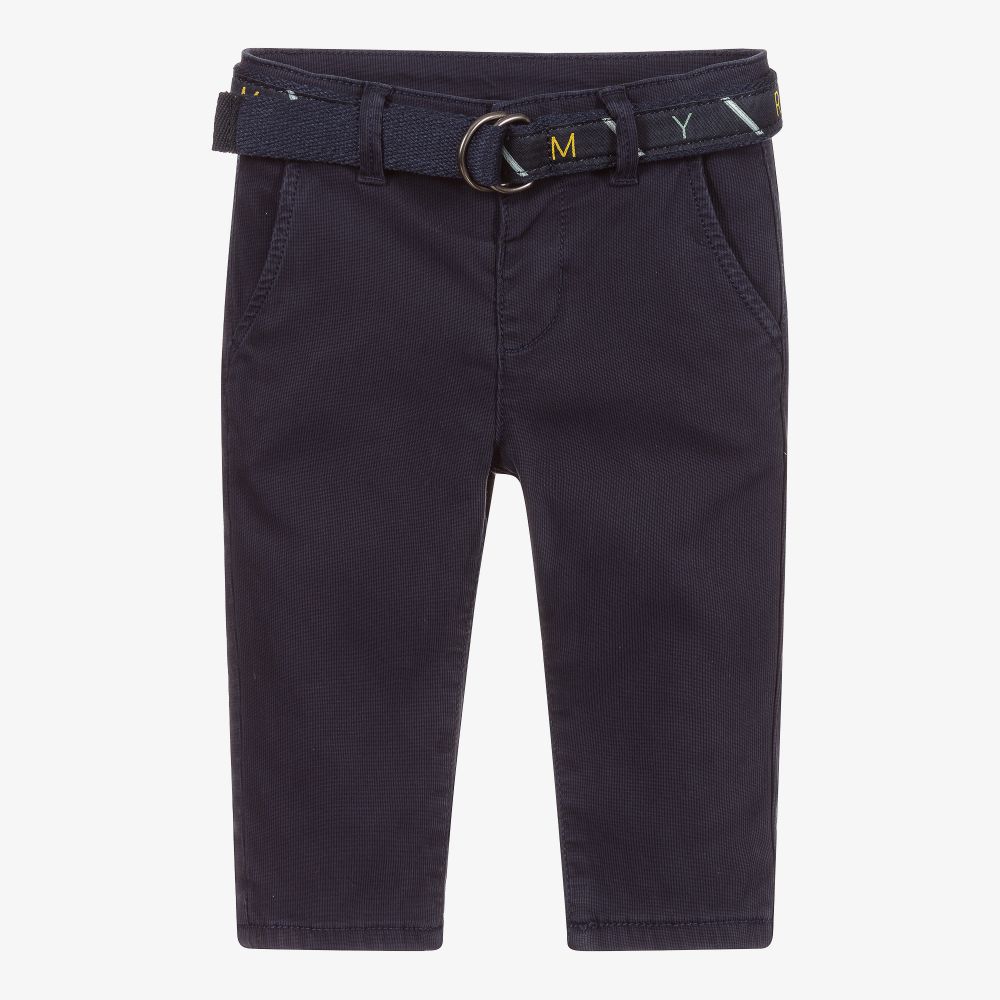 Mayoral - Pantalon bleu marine en coton Garçon | Childrensalon