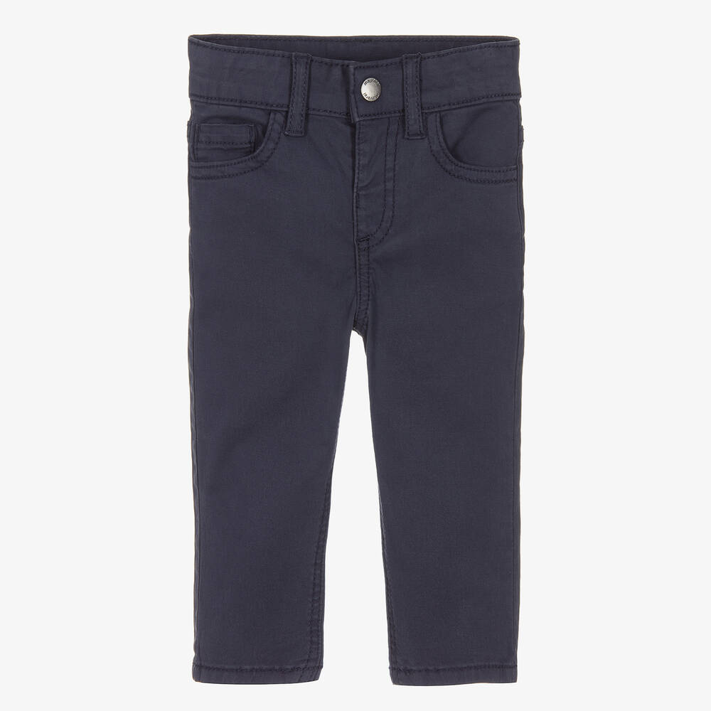 Mayoral - Navyblaue Hose aus Baumwoll-Twill | Childrensalon