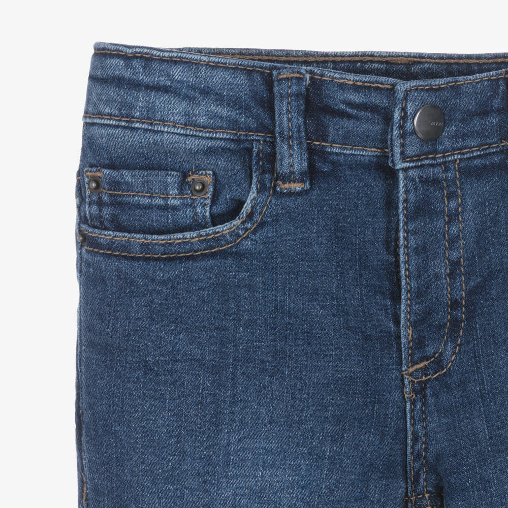 Mayoral-Boys Navy Blue Denim Jeans | Childrensalon Outlet