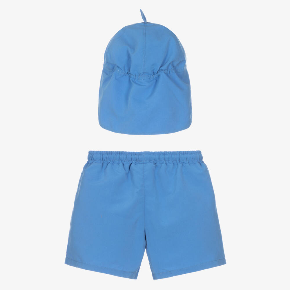 Mayoral-Boys Navy Blue Fish Swimwear | Childrensalon Outlet