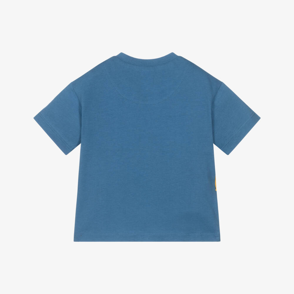 Mayoral-Boys Navy Blue Giraffe T-shirt | Childrensalon Outlet