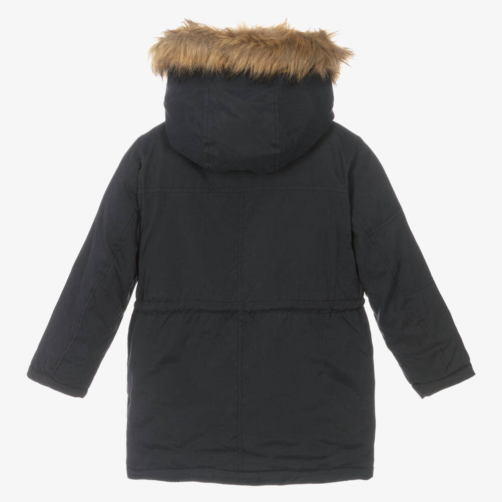 مايورال-معطف هودي لون كحلي للأولاد | Childrensalon Outlet