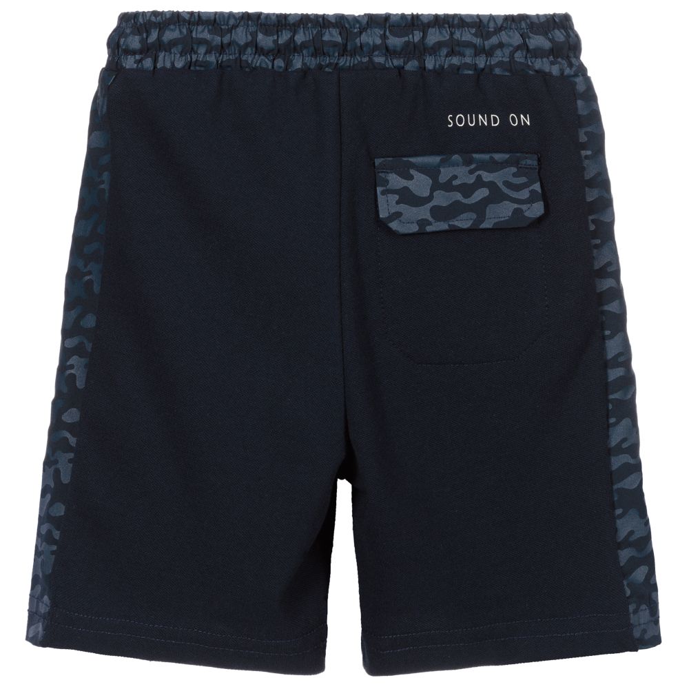 Mayoral-Boys Navy Blue Jersey Shorts | Childrensalon Outlet