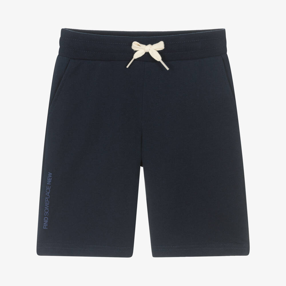 Boys navy jersey shorts cheap