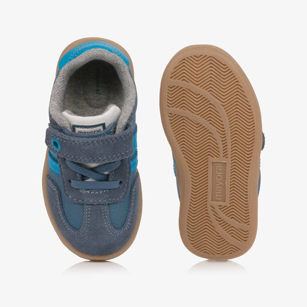 Mayoral-Boys Navy Blue Quick-Fit Trainers | Childrensalon Outlet