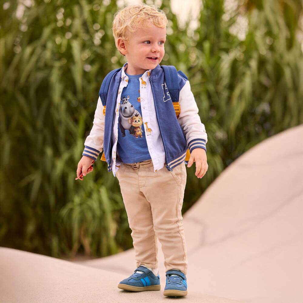 Mayoral-Boys Navy Blue Quick-Fit Trainers | Childrensalon Outlet