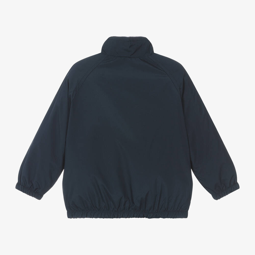 مايورال-جاكيت واقي من الرياح بوجهين لون كحلي وأبيض | Childrensalon Outlet