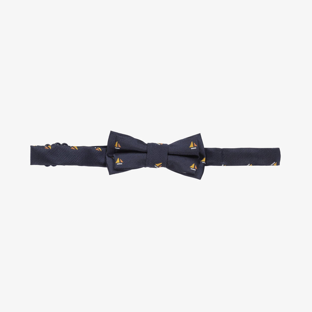Mayoral-Boys Navy Blue Sailboat Bow Tie | Childrensalon Outlet