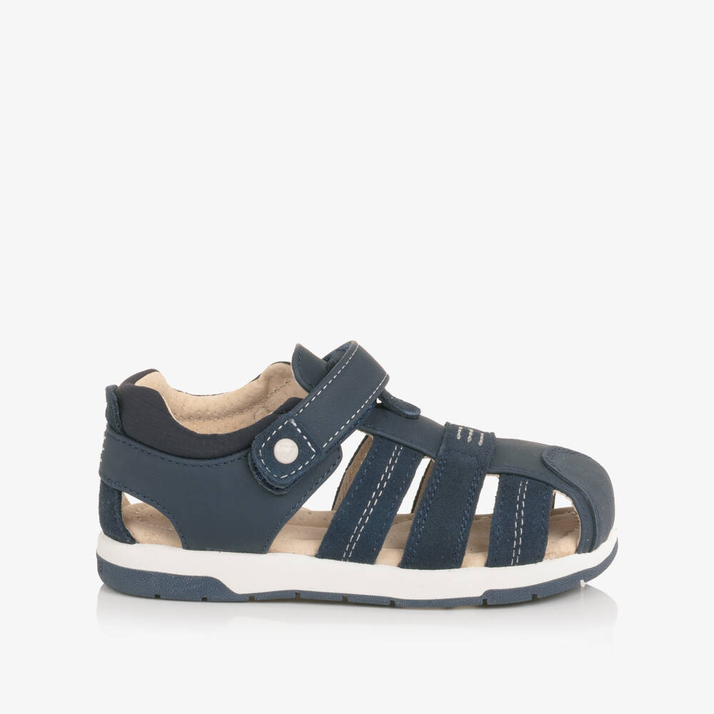 Mayoral-Boys Navy Blue Strap Sandals | Childrensalon Outlet