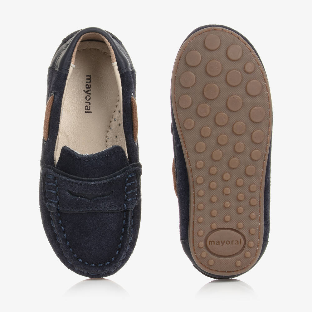 Mocassin bleu marine shop garcon
