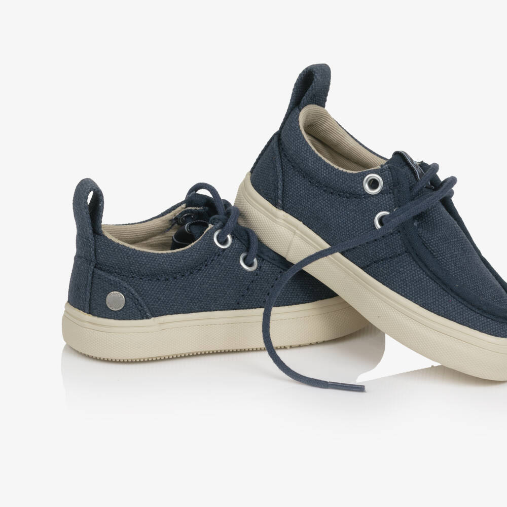Mayoral-Boys Navy Blue Wallabee Shoes | Childrensalon Outlet