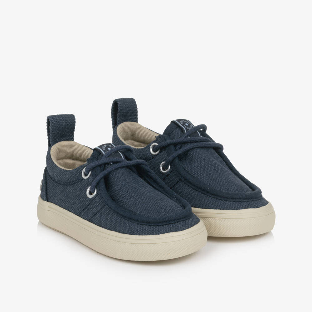 Mayoral-Boys Navy Blue Wallabee Shoes | Childrensalon Outlet